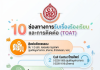 10 ช่องทางการรับเรื่องร้องเรียนและการติดต่อ(TOAT)